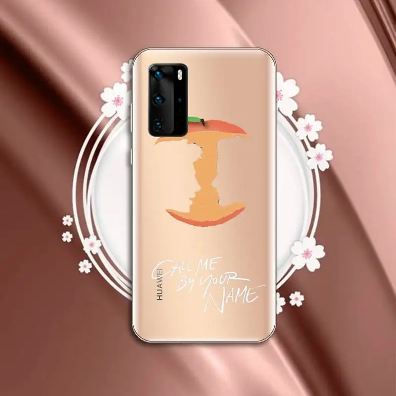 

Call Me by Your Name TV Phone Case Transparent for huawei P 40 30 20 lite pro smart 2019 honor 8X 10i 10 funda