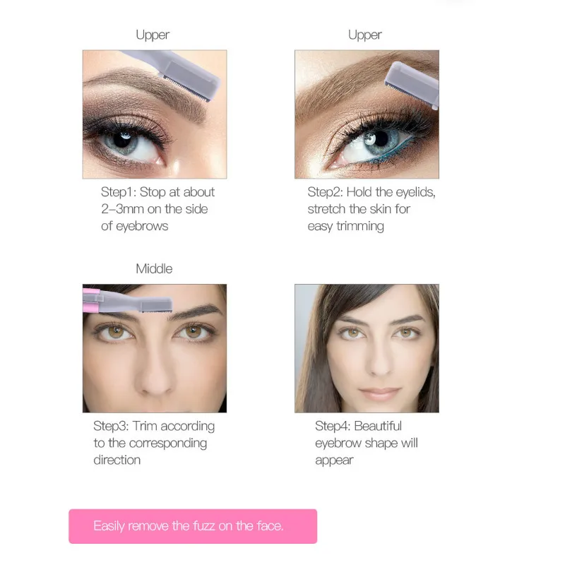 Kemei электроэпилятор для женщин удаление волос лица Женский бритвенный бритва