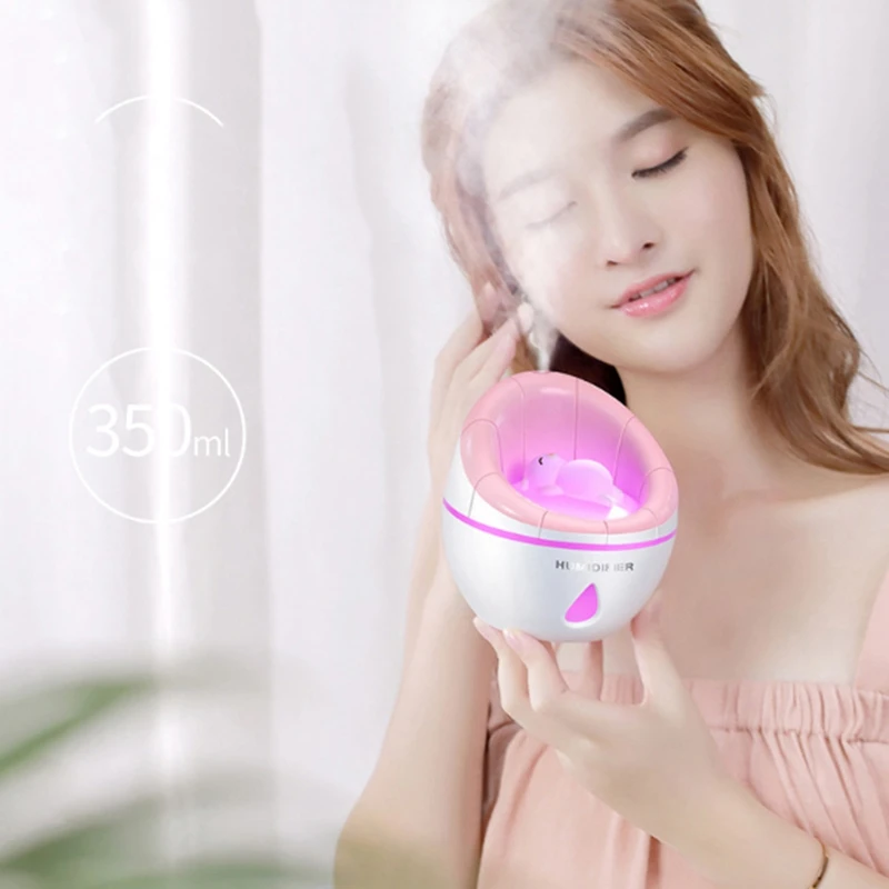 Портативный 350 мл ультразвуковой светодиодный ночной Светильник диван аромат