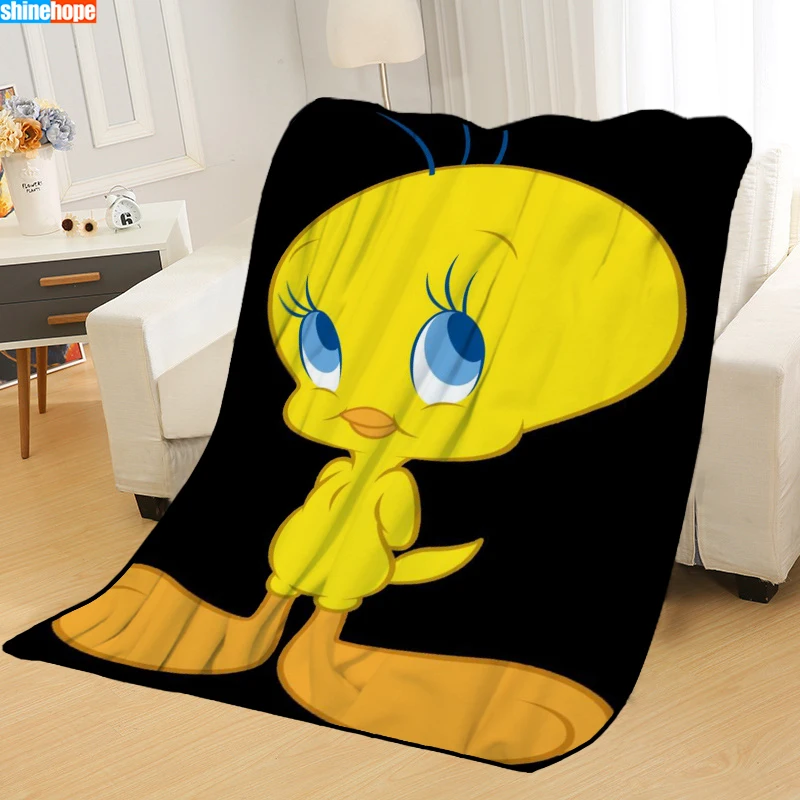 Одеяла на заказ, детское одеяло Tweety Bird, s, мягкое, TR, сделай сам, для украшения картины, для спальни, пледы, одеяло для путешествий - Цвет: 8