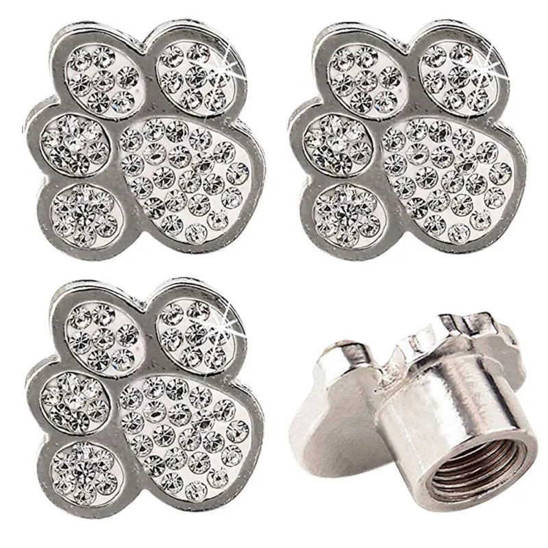 4 шт./компл. автомобильные стильные алмазные колпачки на стержень клапана шины