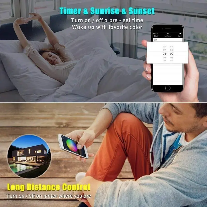 WIFI Smart RGBW Светодиодная лента управления ler + инфракрасный пульт дистанционного (IR)