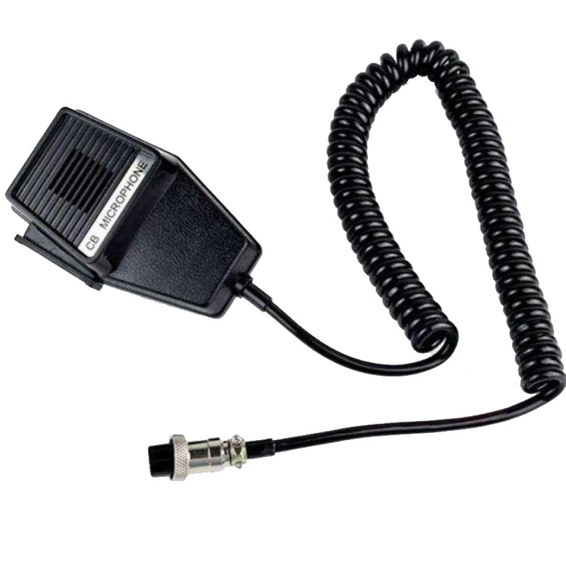 CM4 CB Microphone Radio Handheld Speaker Mic 4 Pin for Cobra/Uniden Car Walkie Talkie