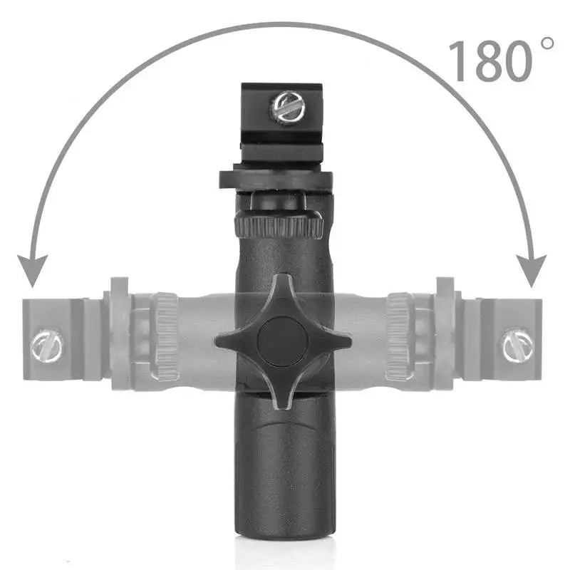 Держатель для вспышки Dual Flash Bracket Hot Shoe Speedlight Stand Umbrella Holder Light Mount 1/4 inch To 3/8 Compatible With Stud on.