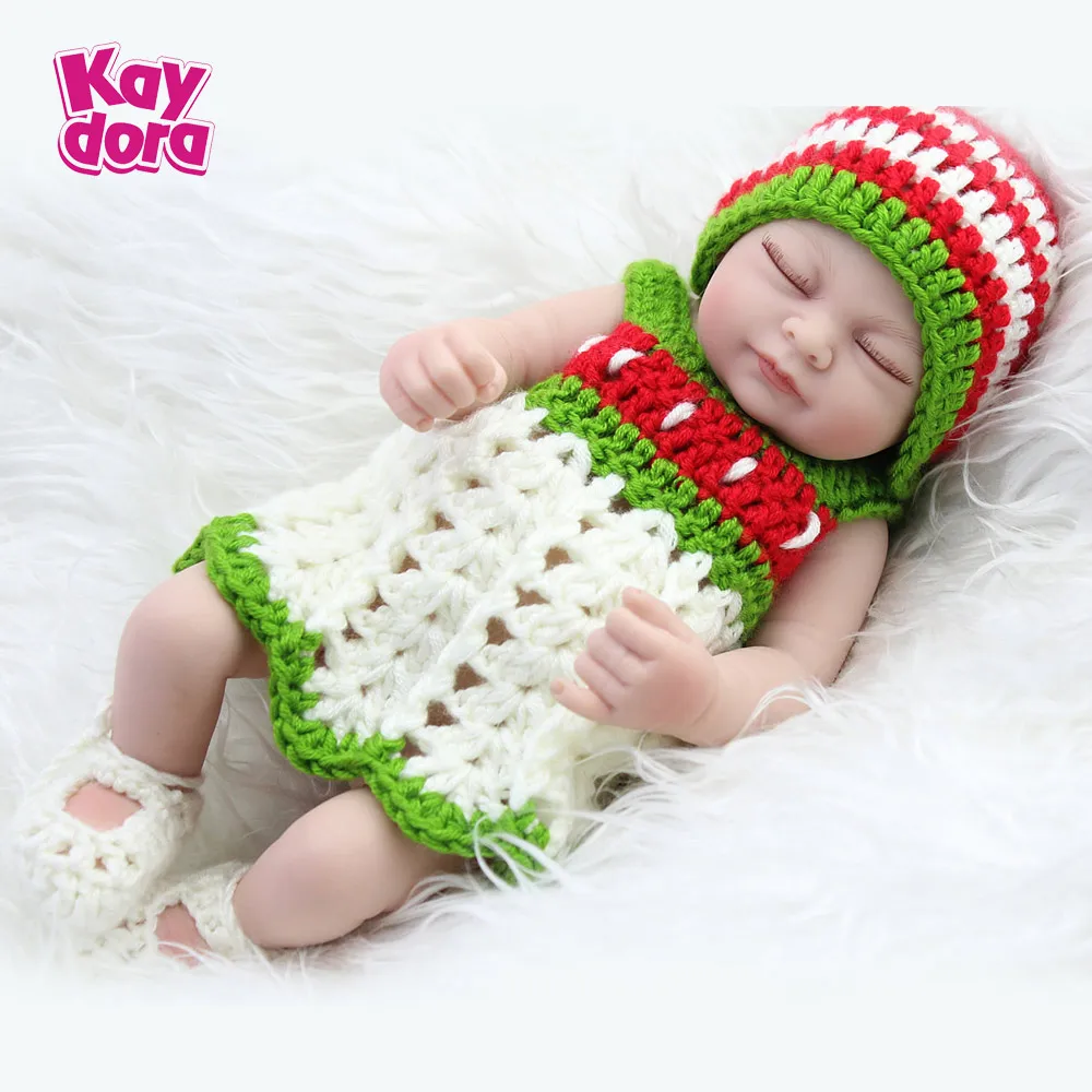Полностью силиконовые куклы Reborn Boneca, 11 дюймов, 28 см, детские мини-игрушки для ванной, реалистичные куклы для младенцев, Bebe Menina, живой мальчик, подарок на день рождения