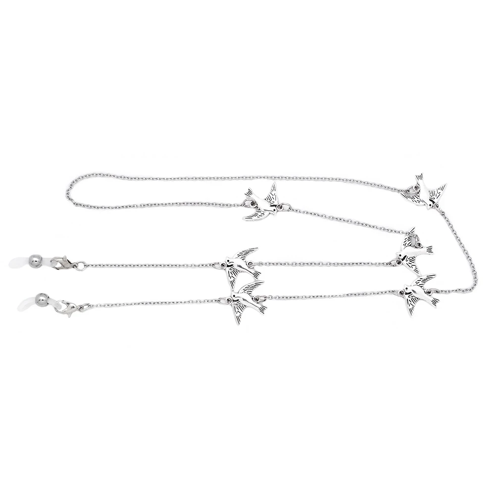 Lureen металлические очки в 4 стилях с ласточкой и совой цепочка глазами для чтения