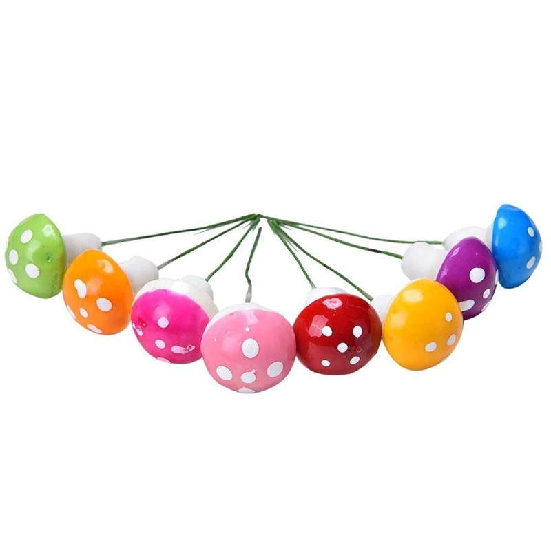 8 шт. миниатюрный Сказочный садовый гриб орнамент кукольный домик растительный