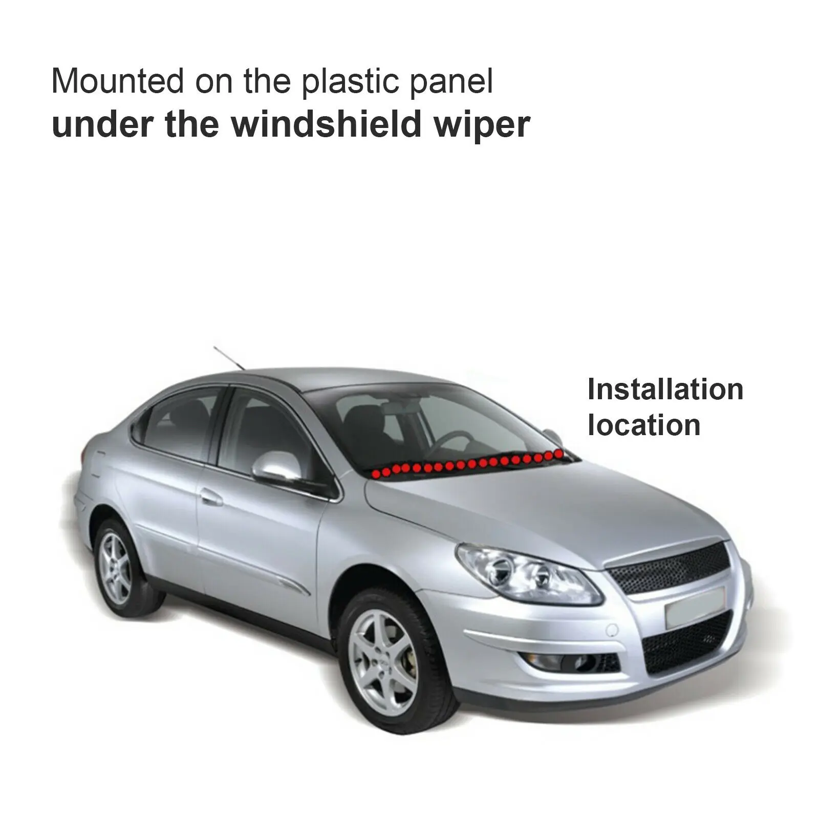 

Front Window seal Windshield Sealed Trim Moulding Strip Rubber 1.7Meters 1Roll