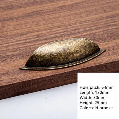 

Старая синяя бронзовая ручка MAIKAK из цинкового сплава, Классическая европейская ручка для шкафа, Античная ручка для дверцы выдвижного ящика