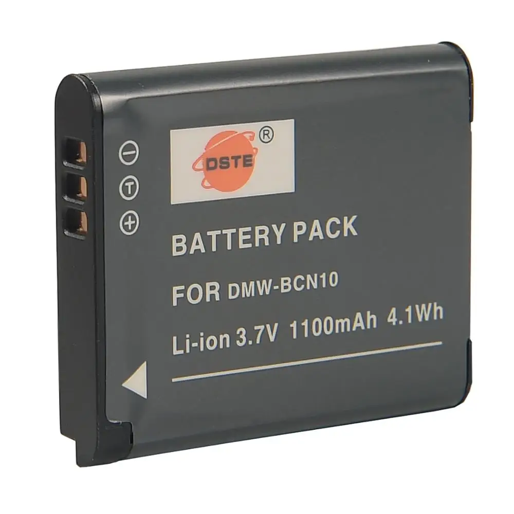 DSTE 2PCS DMW-BCN10 Li-ion Battery for Panasonic LUMIX DMC-LF1 Camera |