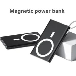 15W wireless power supply external battery for iPhone13 12 Pro Max Mini fast charging magnetic power supply essential for travel