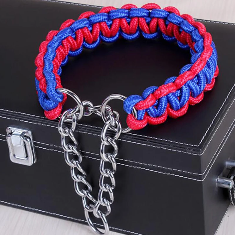 Ошейник для крупных и собак регулируемая цепь средних Модернизированный цвет