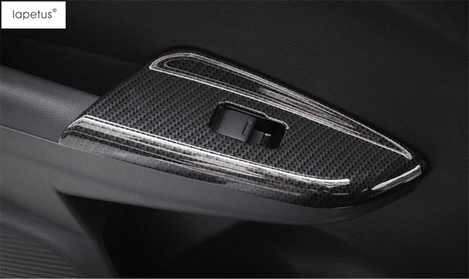 Lapetus аксессуары подходят для Honda Fit Джаз- Внутренний дверной подлокотник окно Лифт рамки молдинг крышка комплект отделка/АБС-пластик