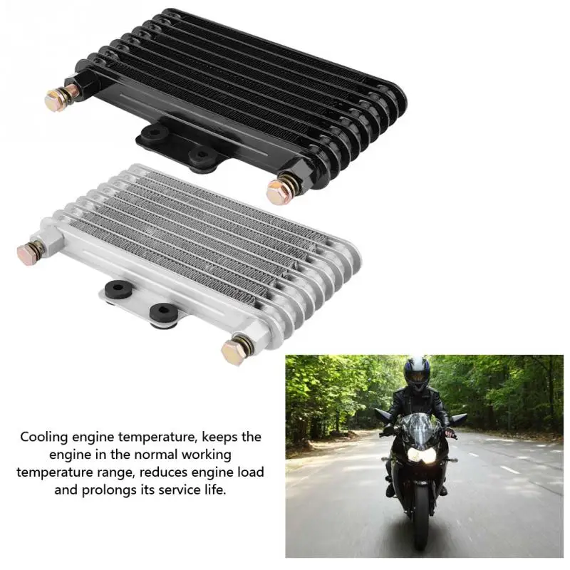 

125ml Motorcycle Oil Cooler Oil Cooler Engine Oil Cooling Radiator System Kit for Honda GY6 100CC-150CC Engine New Arrive
