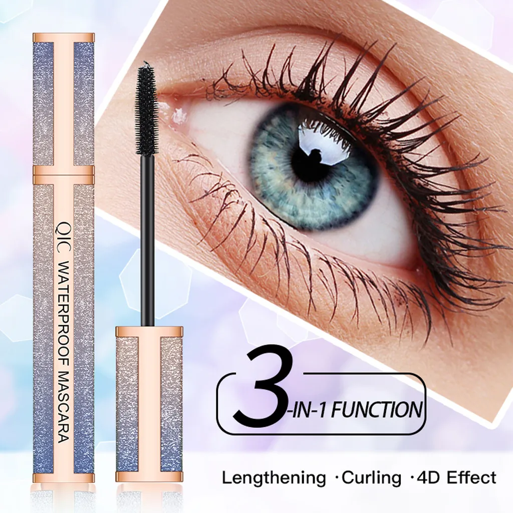 2019 4D Black Waterproof Color Makeup Mascara Long Roll Eye Eyelash Extension maskara rimel 1220 |