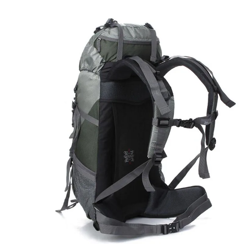 

2021 New 50L Outdoor Backpack Mountaineering Bag Travel Nylon Waterproof Hiking Bag Backpack Sports Backpack