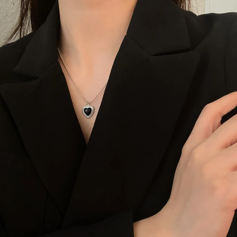 Современная бижутерия ожерелье с подвеской в форме сердца новый дизайн 2021