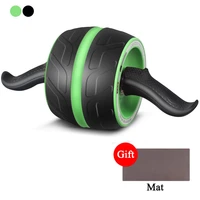 as automatic rebound muscle trainer abs core workout exercrise roller big single waist wheel abdominal indoor training fitness