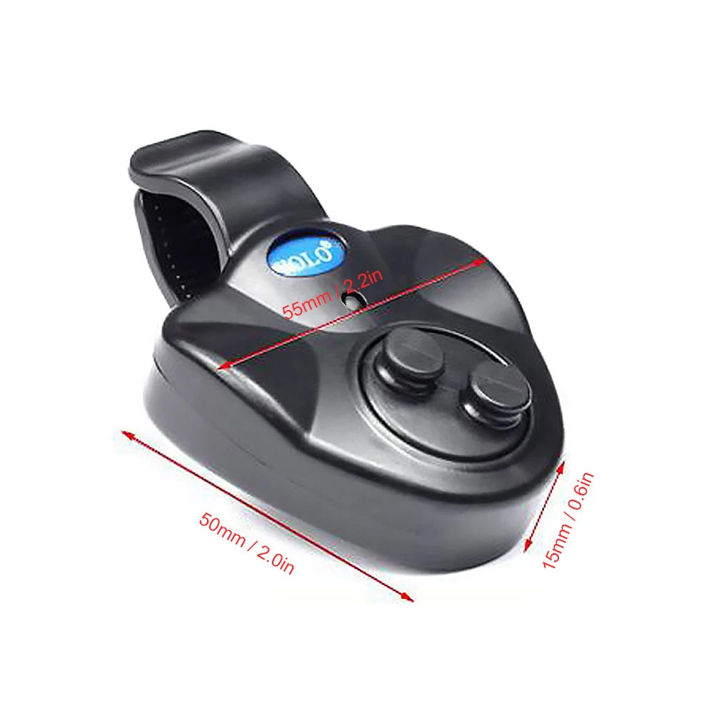 Сигнализатор поклевки рыболовный электронный со светодиодный выми