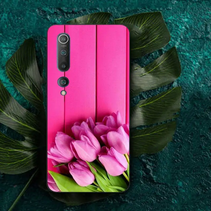 YNDFCNB красивые красочные тюльпаны телефон случай для RedMi Примечание 4 5 7 8 9 pro 8T 5A 4X