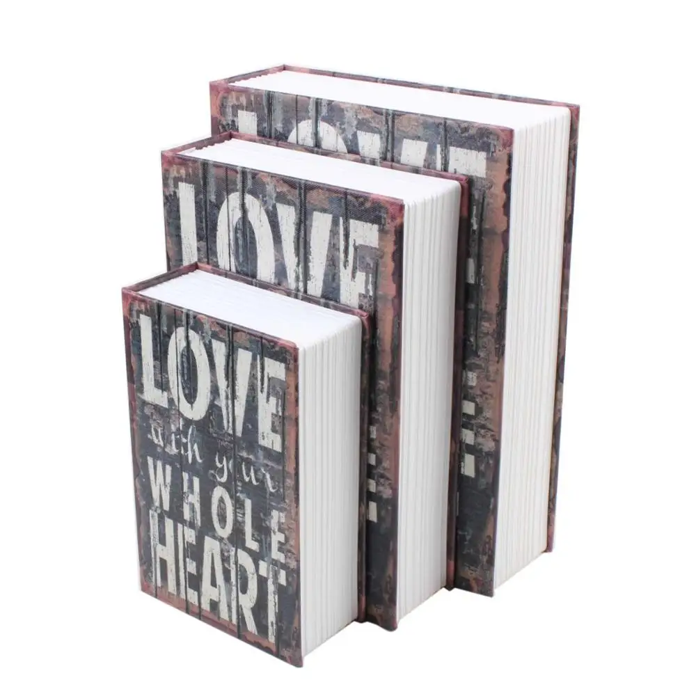 style 4 for M size OSPON книга сейфы Металл Сталь наличные Безопасный Скрытый словарик Booksafe Homesafe копилка для хранения монет секретный банк пароль Размер M - Цвет: style 4 for M size