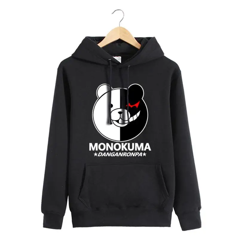 

Unisex Danganronpa: Trigger Happy Havoc monokuma hoodie jacket Pullovers Danganronpa Hoodies Sweatshirts coat