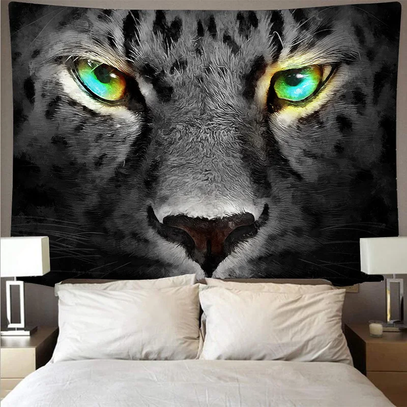 

tiger tapestry animal wall carpet home decor backdrop tenture murale drop shipping wall cloth