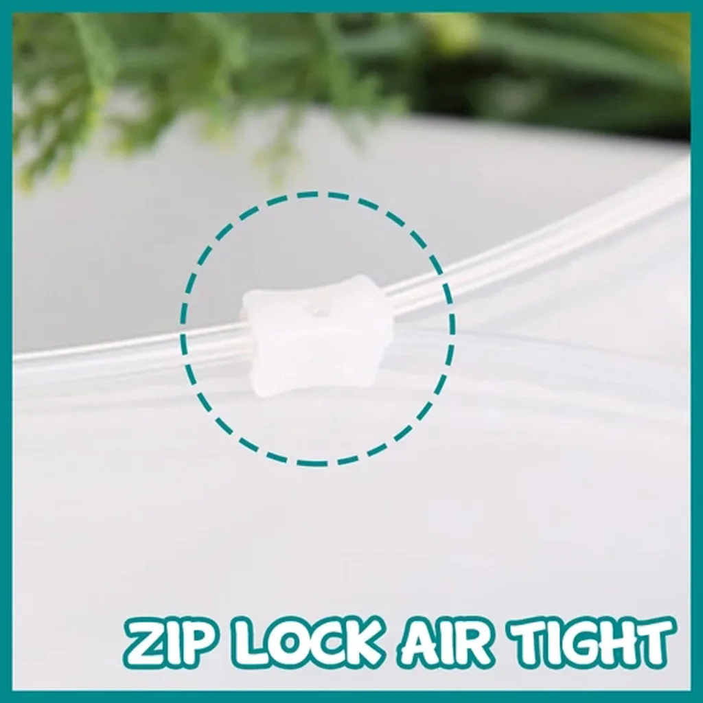 3 шт. водонепроницаемая полупрозрачная сумка на молнии для хранения нижнее белье