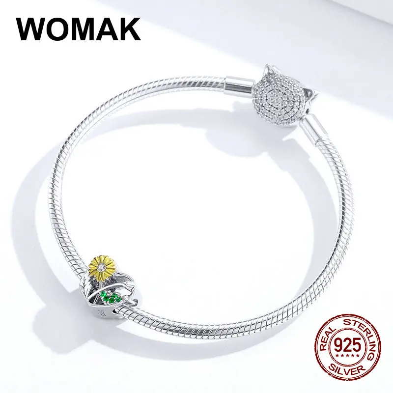 Женские ажурные бусины из серебра 100% пробы с фианитами | Украшения и аксессуары