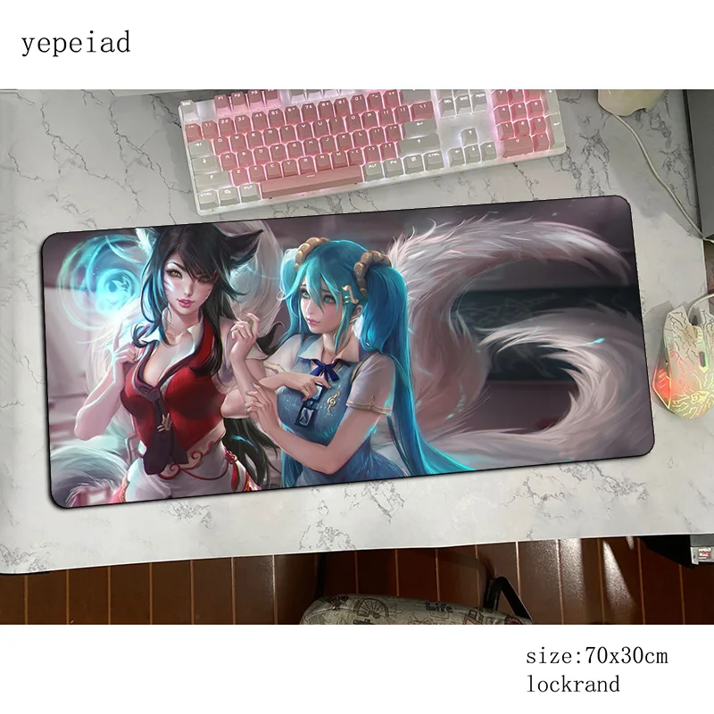 Коврик для мыши Ahri 700x300 мм игровой коврик большой поддержки запястья настольный