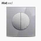 Wallpad L6, 2 комплекта, промежуточный кроссовер, панель из серого хрусталя