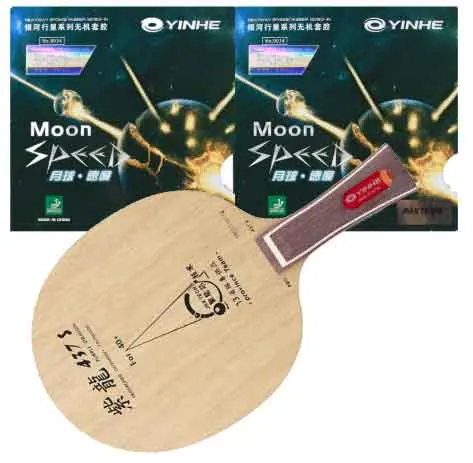 YINHE Galaxy Provincial PURPLE DRAGON 437S for 40+ STIGA Clipper Structure with Moon Speed Table Tennis Blade Ping Pong Bat