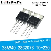 20pcslot 2sa940 2sc2073 a940 c2073 1 5a150v to 220 to220 three side switch output voltage regulator