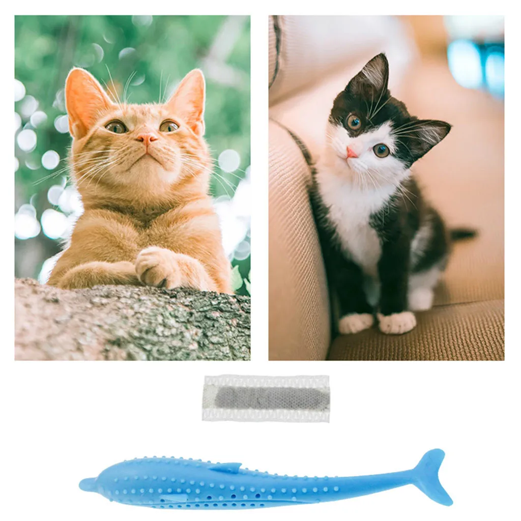 Мягкая силиконовая мята рыба кошка игрушка для домашнего питомца грызунок с