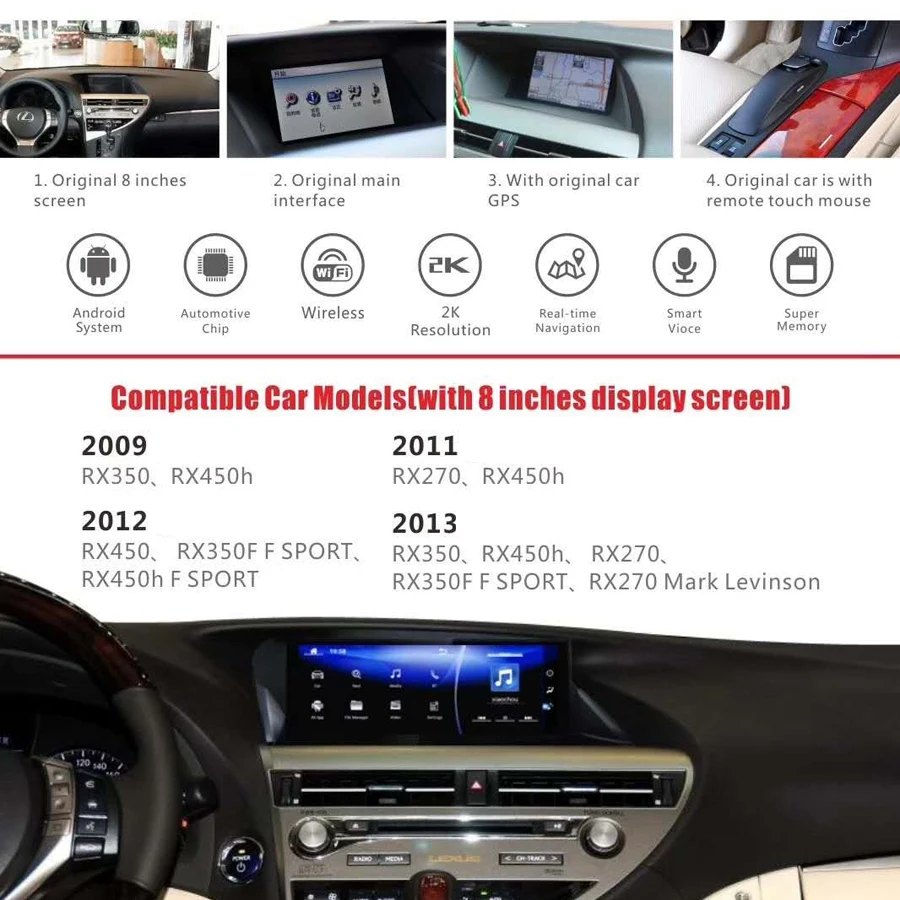 Смарт-навигатор на Android 9 0 с GPS премиум-класса для Lexus RX rx350 rx450h rx270 RX450 RX350H Радио