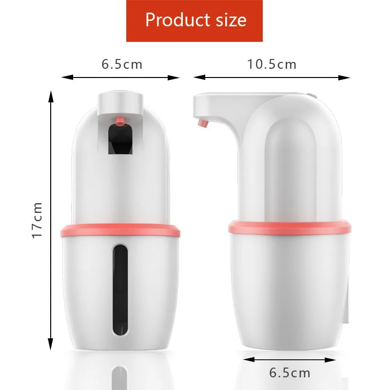 

Induction Hand Washing Instrument Cleaning Foam Machine Non-contact Foaming Device for Kitchine Bathroom USB