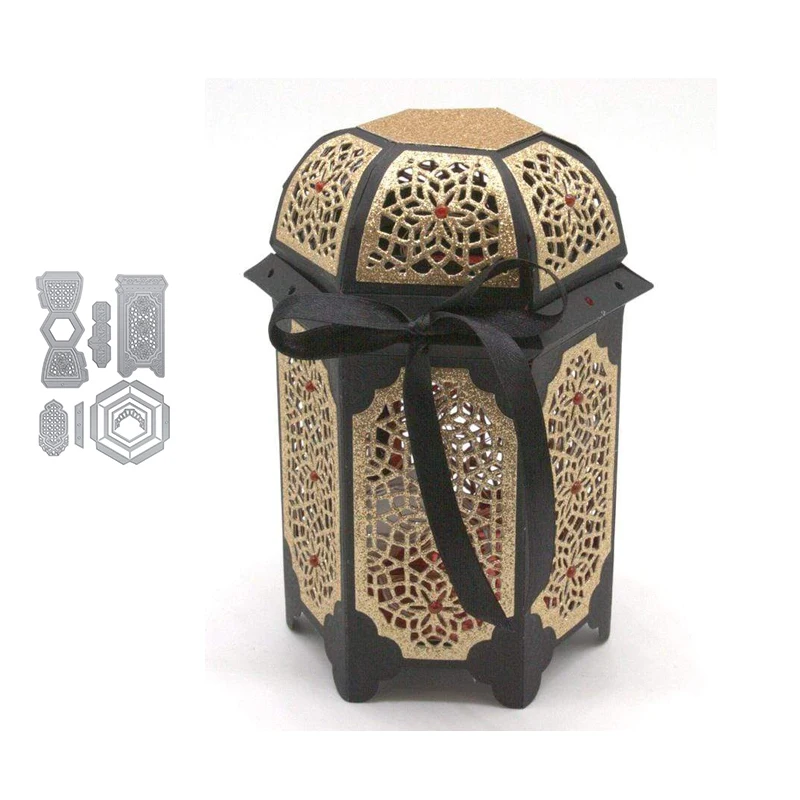 Новинка 2021 года мозаика Марокканский Фонарь металлический трафарет ремесло