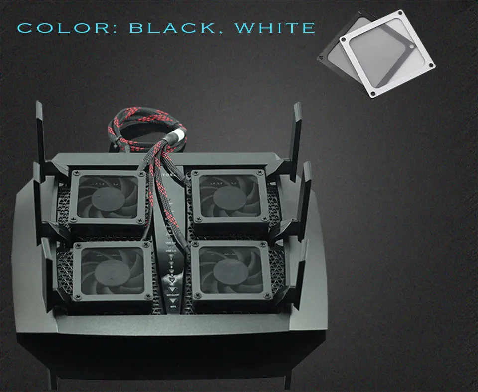 R8000 вентилятор радиатора Nighthawk X6 R7900P ASUS AC5300 маршрутизатор Вентилятор охлаждения