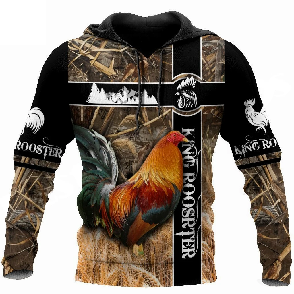 

Dark Plstar 3D Printed Hunt Rooster Art Harajuku Streetwear Pullover Long Sleeve Casual Unisex Hoodies/Sweatshirt/Zip Style-1