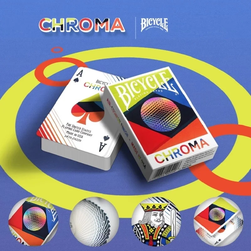 1 колода велосипеда Chroma игральные карты Cardistry Размер покера волшебные игры