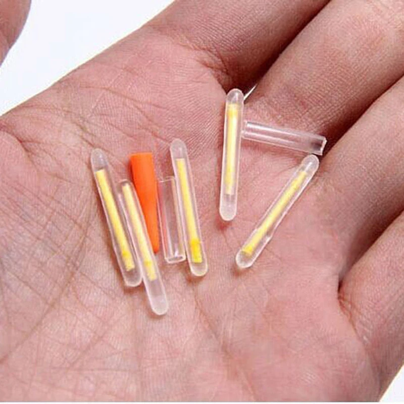 

100pcs Fishing Fluorescent Light Stick Luminous Stick Night Floating Float Rod Glow Stick For Night Fishing Tools Tackle Pesca