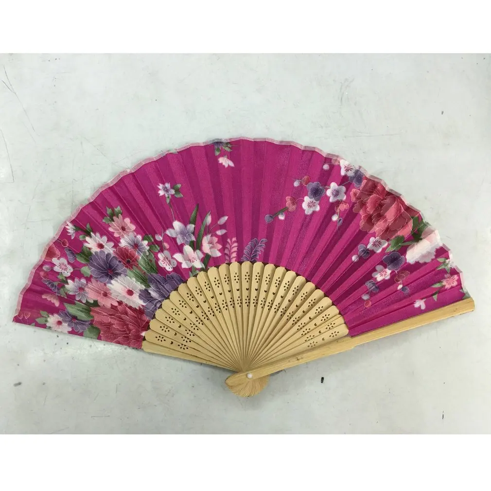 Модный компактный летние бамбуковый складной ручной вентилятор в китайском