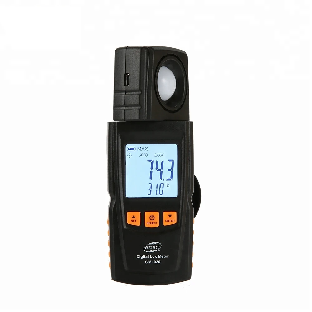 Benetech GM1020 цифровой люксовый измеритель светодиодный дисплей портативный