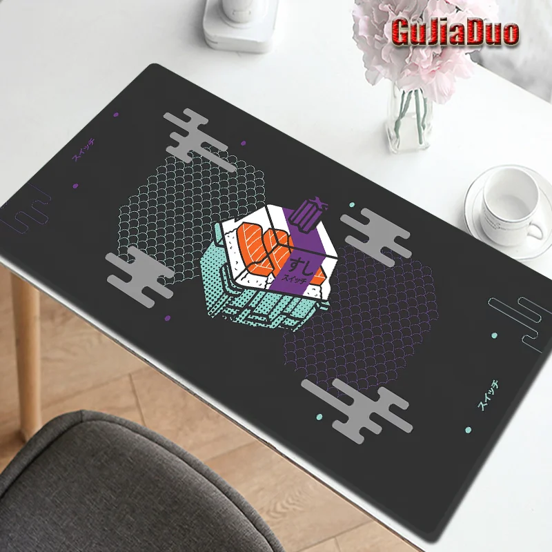 

Геймерский креативный большой коврик для мыши GuJiaDuo с колпачком для клавиш, размер XXL, нескользящий коврик для клавиатуры ноутбука, Настольн...