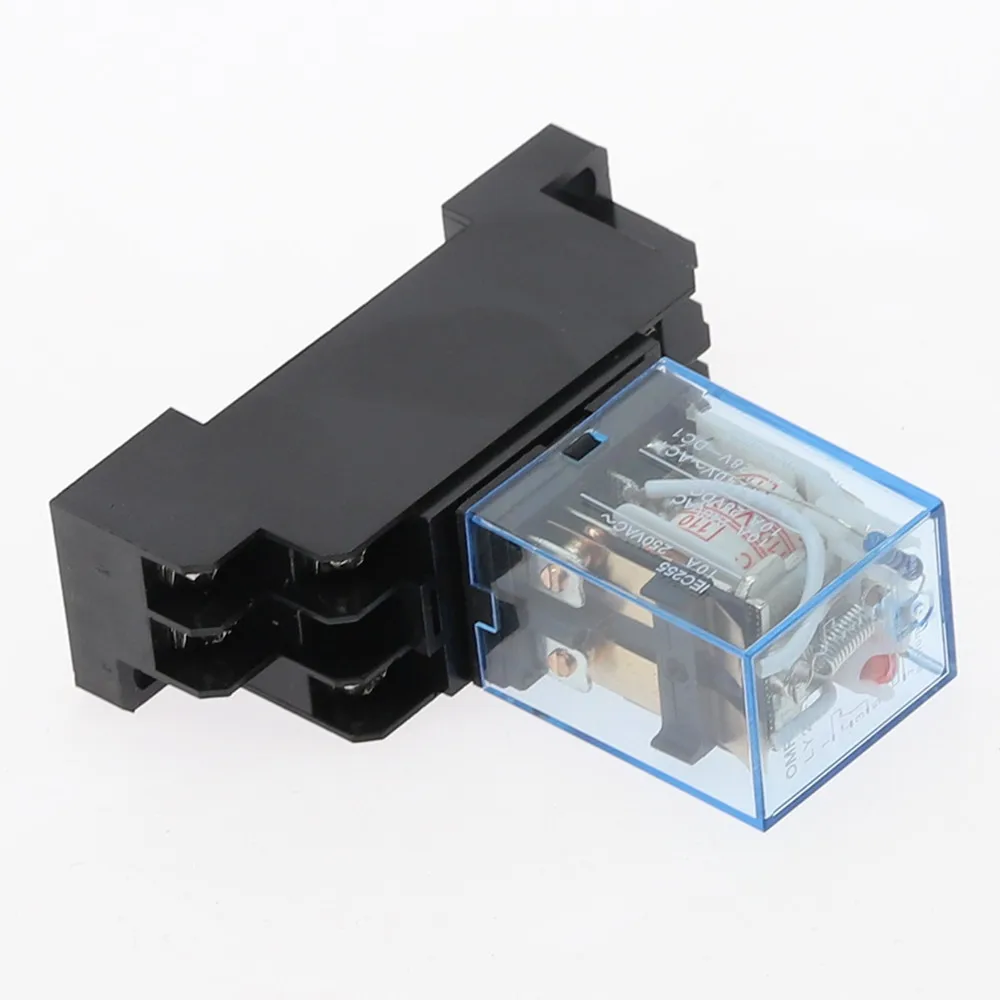 12V 24V 36V 110V 220V 380V DC/AC 10A 8PIN катушки Мощность реле DPDT LY2NJ HH62P HHC68A 2Z с цоколя|Реле| |