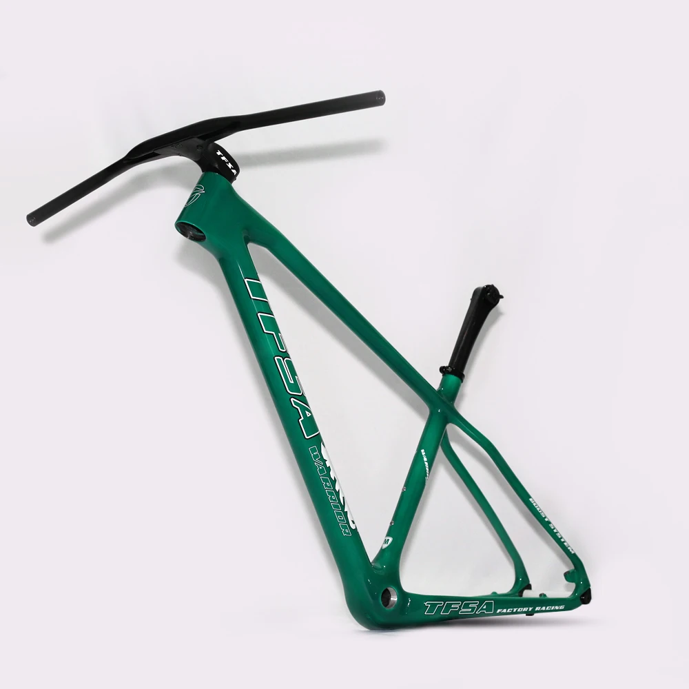 

TFSA 2021 New Carbon MTB Full Internal Routing Mountain Bike Frame Frame+Seatpost+Clamp+Handlebar SuperLight DPD Available