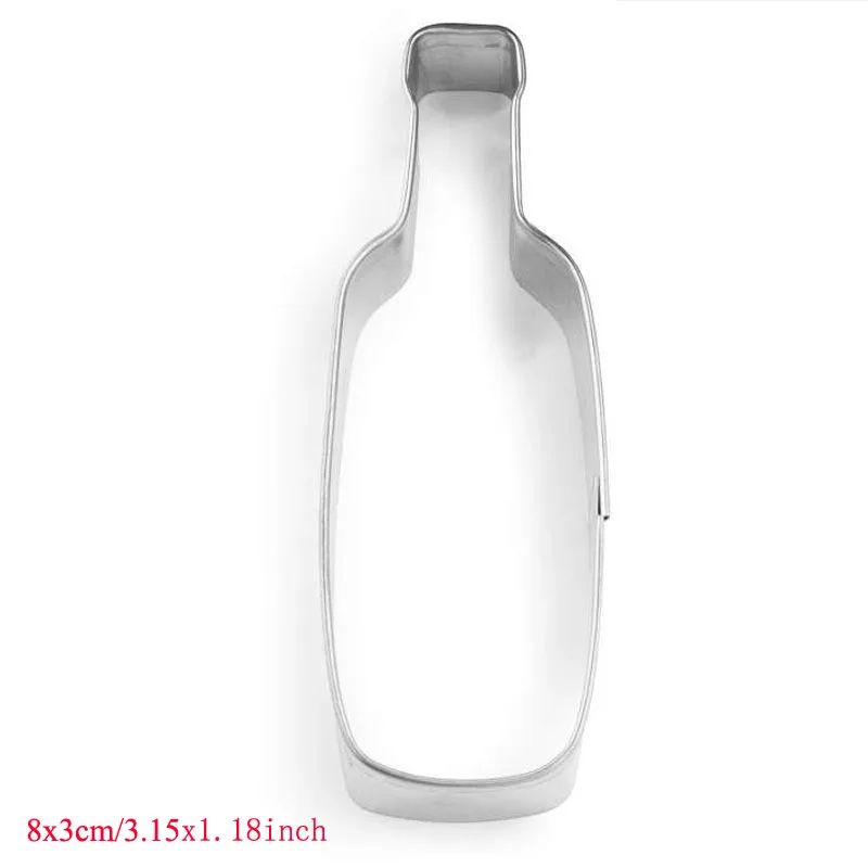 1 шт. виноградного и Стекло бутылка Нержавеющая сталь формочки для печенья