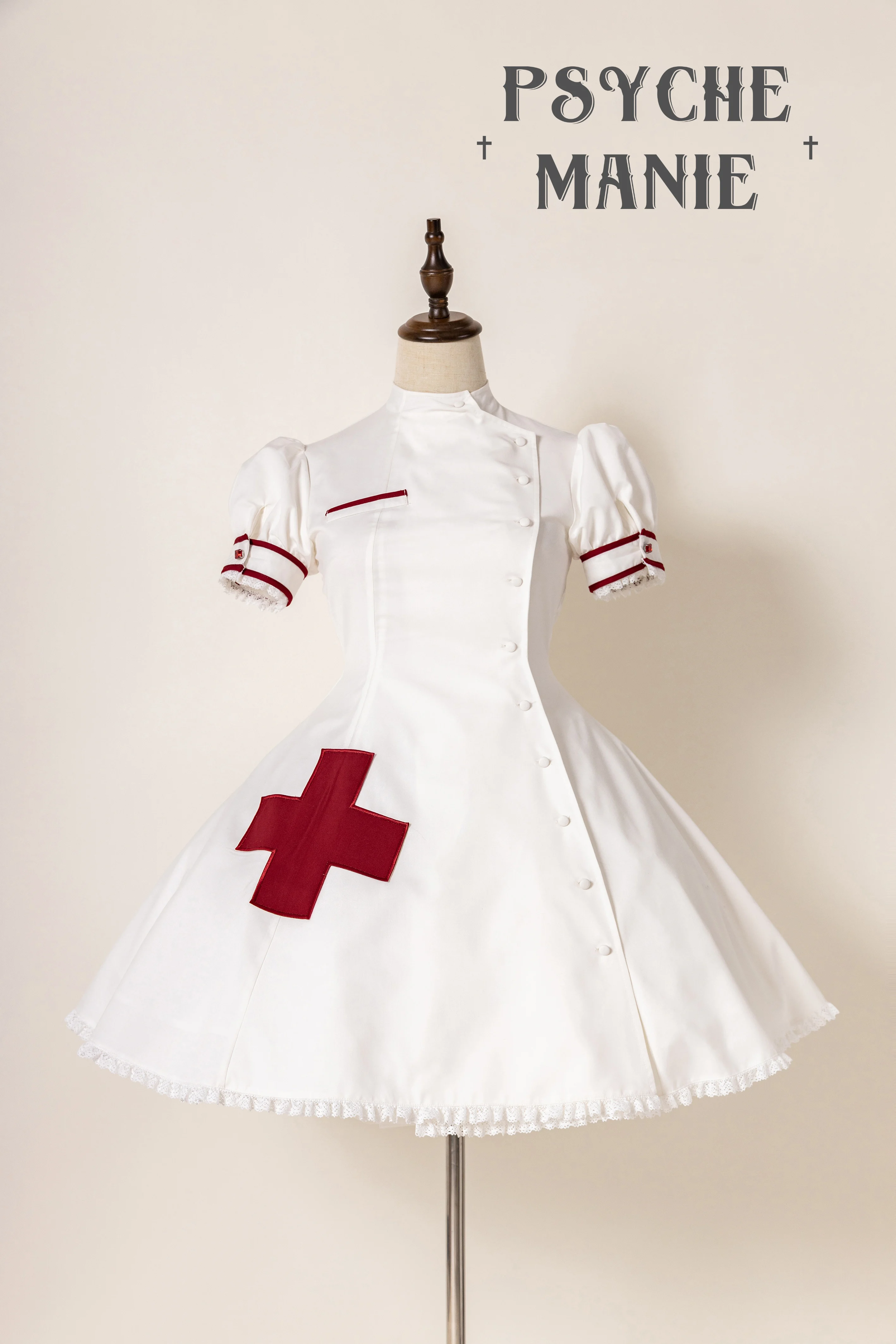 Hell's Angel Cosplay Costumes Sexy Nurse Dress Fancy Halloween Costumes Women Sexy Dark Reign Anime Cosplay images - 6