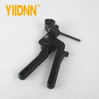 stainless steel cable tie fastening tool clamp tensions and cuts off ball lok and multi lok ties up to 12mm wide cable tie gun