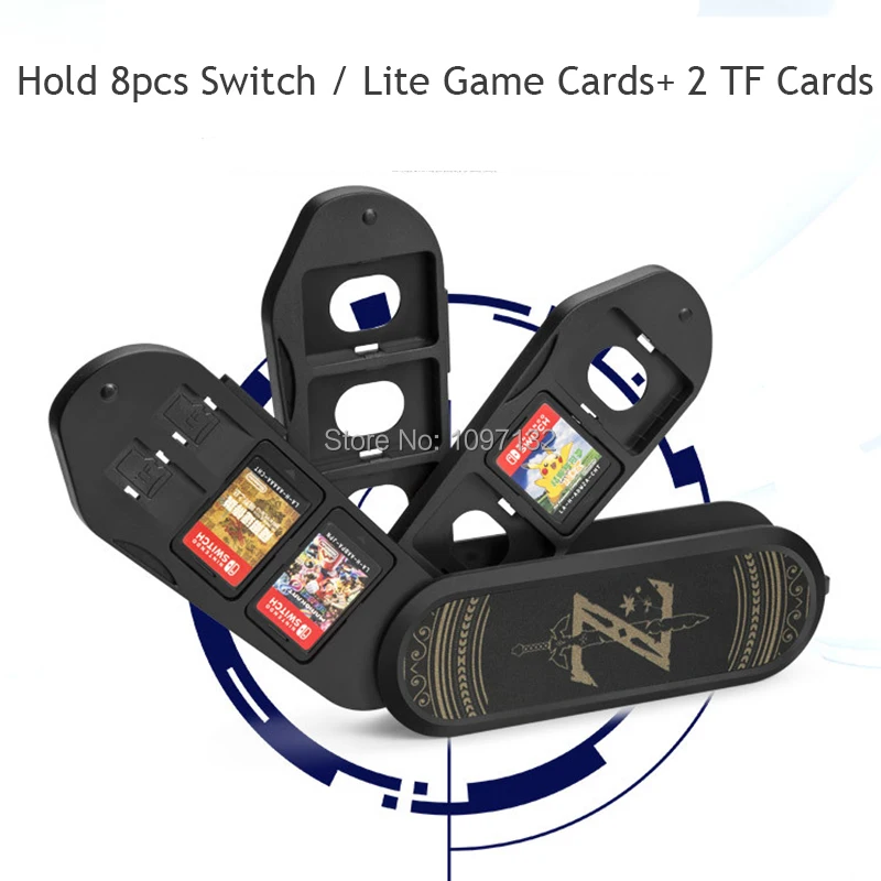 10 в 1 игровая Карта памяти Micro SD Держатель корпуса для nyd Switch NS Switch Lite хранение картриджей коробка складная W/Бесплатный шнурок